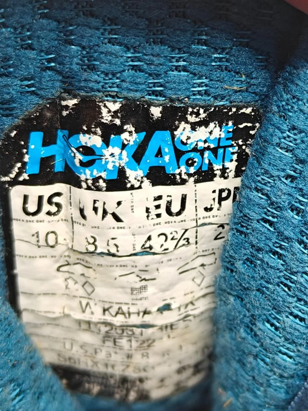 HOKA ONE ONE KAHA GTX HIKING BOOTS Blue WOMEN'S SZ 10 US Pre-Owned